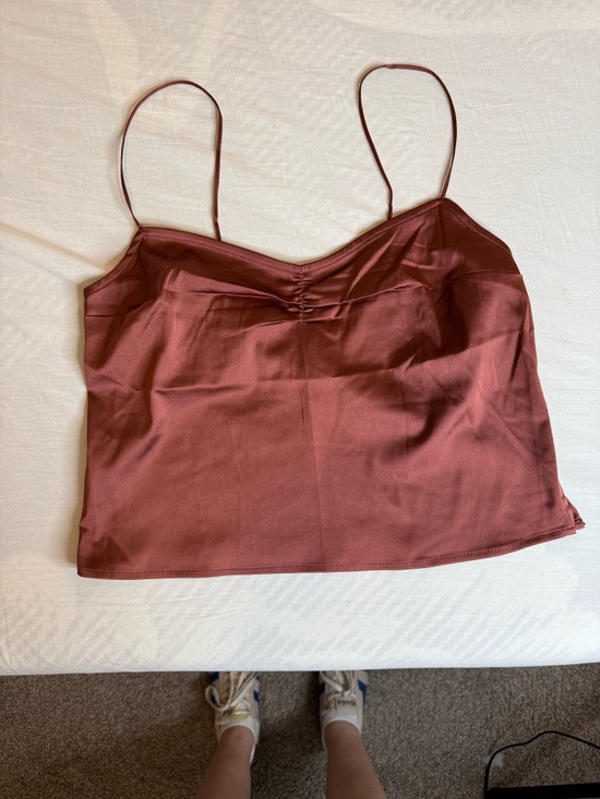 Abercrombie & Fitch Tops - Women's Satin Cami Tank Top in Dusty Rose